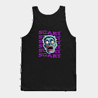 Zombie Halloween - scary! Tank Top